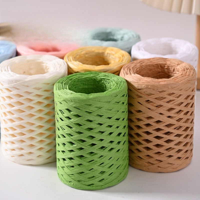 خيوط حياكة الرافيا، خيوط كروشي - مراجعة Crochet Bag Raffia وسعره