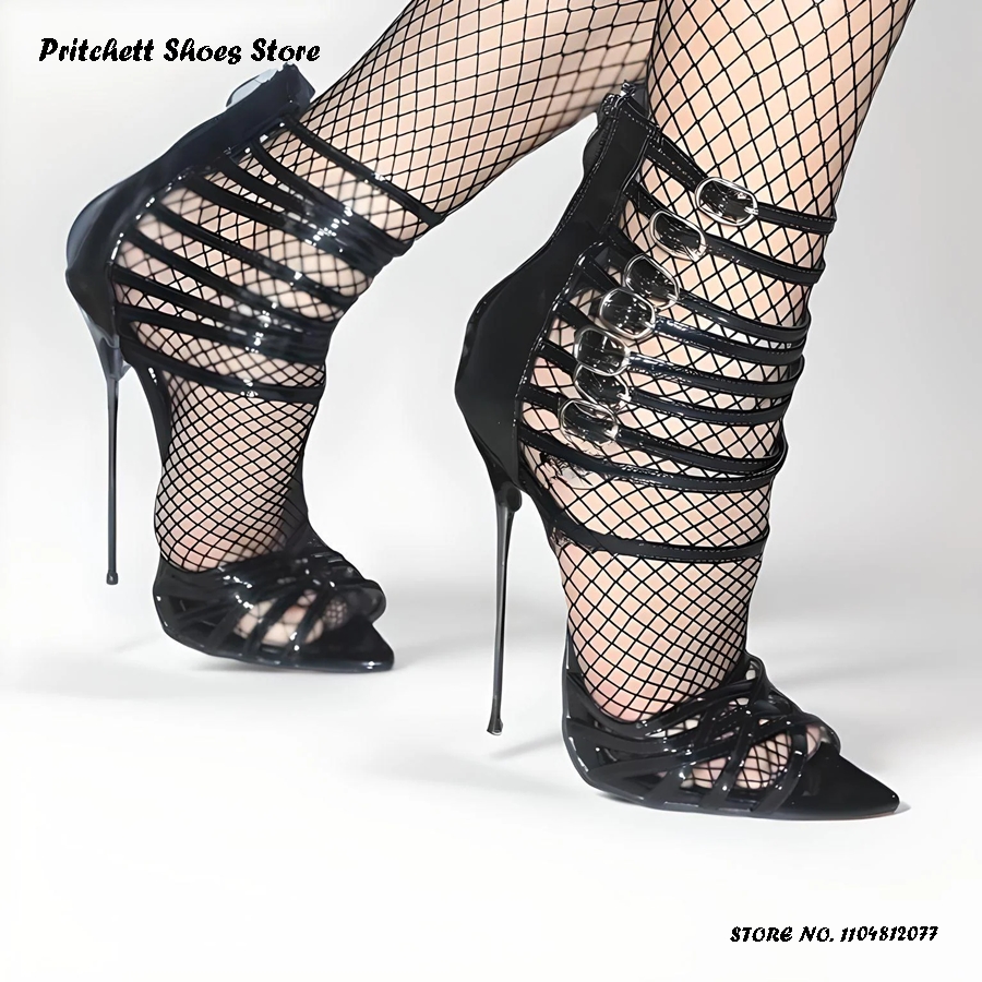 المرأة براءات الاختراع والجلود - مراجعة Sandal Strappy Heeled وسعره