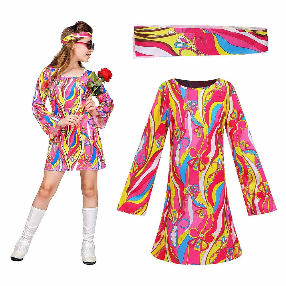 فستان هيبي ريترو من السبعينات  - مراجعة Romper Floral Print وسعره